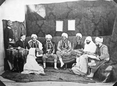 محكمة التوفيق بين الأعراق المختلفة بالمكتب العربي ، ج. 1857-67 بواسطة جاك أنطوان مولين